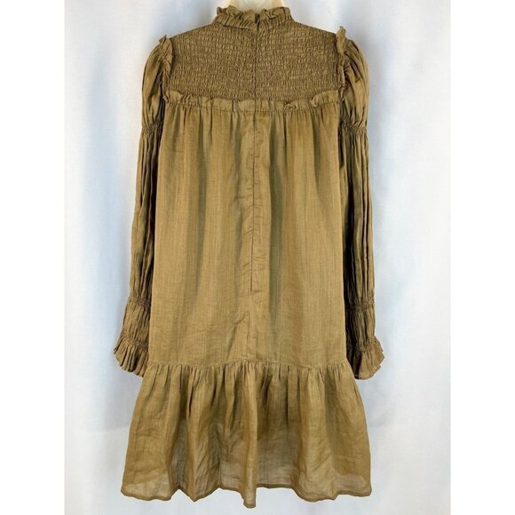 SEA New York Hattie Long Sleeve Boho Dress in Almond originally $365 - Picture 6 of 11
